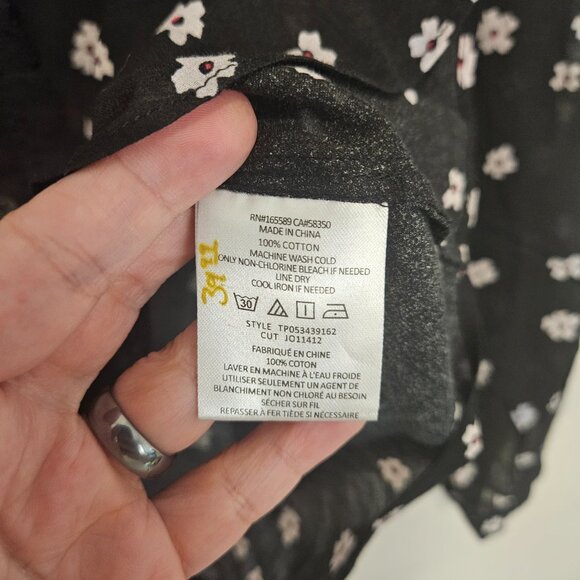 NWT Joie Alain Blouse Size Small Floral Print Long Sleeve - Picture 5 of 8